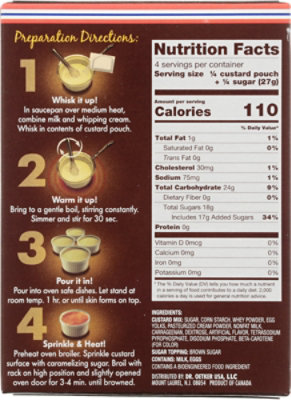 Dr Oetker Dessert Mix Instant Creme Brulee - 3.7 Oz - Image 5
