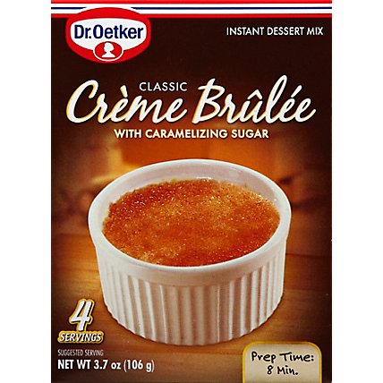 Dr Oetker Dessert Mix Instant Creme Brulee - 3.7 Oz - Image 2