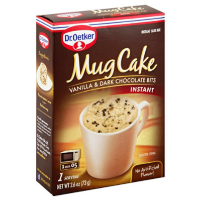 Dr. Oetker Mug Cake Instant Cake Mix Vanilla & Dark Chocolate Bits - 2.5 Oz - Image 1