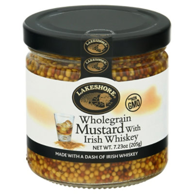 Lakeshore Mustard Wholegrain With Irish Whiskey - 7.23 Oz - Image 3