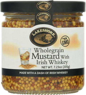 Lakeshore Mustard Wholegrain With Irish Whiskey - 7.23 Oz - Image 2