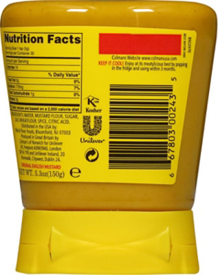 Colmans Mustard Original English - 5.3 Oz - Image 6