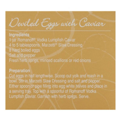 Romanoff Caviar Vodka Lumpfish - 2 Oz - Image 5