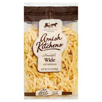 Amish Kitchens Egg Noodles Homestyle Wide Bag - 12 Oz