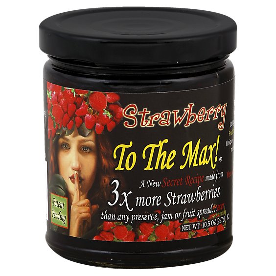 To The Max Fruit Spread Strawberry - 10.5 Oz