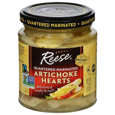 Reese Artichoke Hearts Marinated Quartered - 7.5 Oz - Image 3