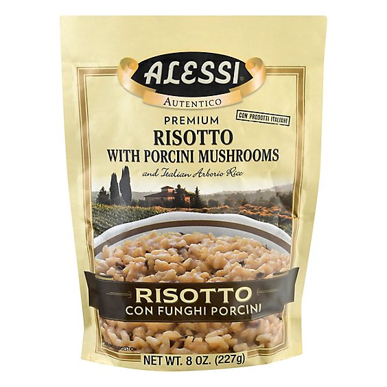 Alessi Porcini Mushrooms Risotto  Rice - 8 Oz