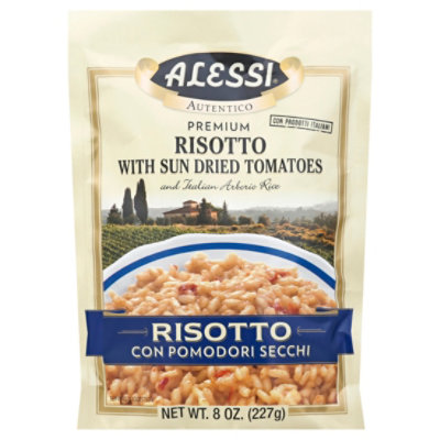 Alessi Sun Dried Tomatoes Risotto Rice - 8 Oz - Image 1