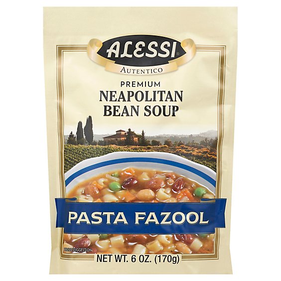 Alessi Pasta Fazool Neapolitan Bean Soup - 6 Oz