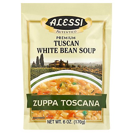 Alessi Zuppa Toscana Tuscan White Bean Soup - 6 Oz - Image 1