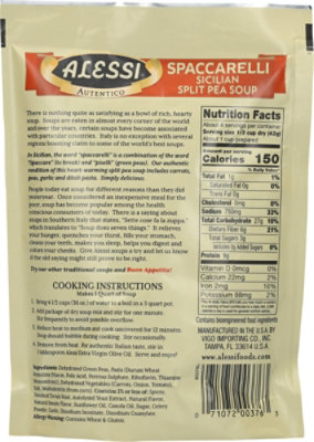 Alessi Spaccarelli Sicilian Split Pea Soup - 6 Oz - Image 5