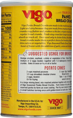 Vigo Bread Crumbs Panko Seasoned Italian Style - 8 Oz - Image 5