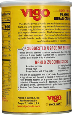 Vigo Bread Crumbs Panko Plain - 8 Oz - Image 5