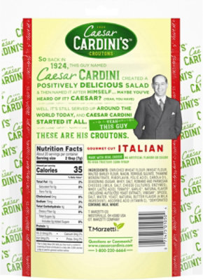 Cardinis Croutons Gourmet Cut Twice Baked Italian - 5 Oz - Image 5