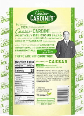 Cardinis Croutons Gourmet Cut Twice Baked Caesar - 5 Oz - Image 6