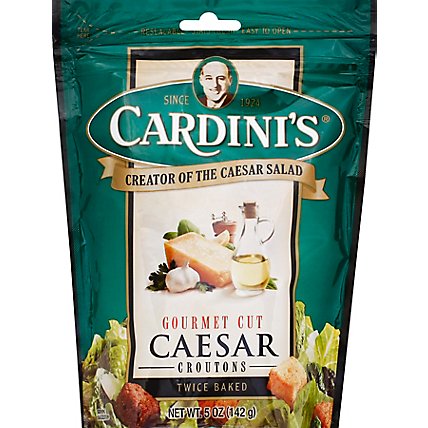 Cardinis Croutons Gourmet Cut Twice Baked Caesar - 5 Oz - Image 1