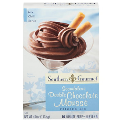 Southern Gourmet Mousse Mix Premium Scandalous Double Chocolate - 4 Oz