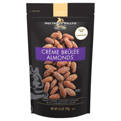 Squirrel Brand Crème Brulee Almonds - 3.5 Oz - Image 1