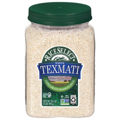 RiceSelect White Texmati Rice In Jar - 32 Oz - Image 1