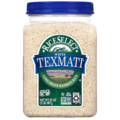 RiceSelect White Texmati Rice In Jar - 32 Oz - Image 2