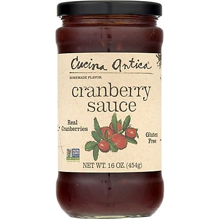 Cucina Antica Sauce Cranberry - 16 Oz - Image 1