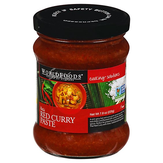WorldFoods Curry Paste Thai Red - 7.8 Oz