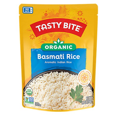 Tasty Bite Rice Organic Basmatic Bag - 8.8 Oz