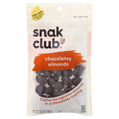 SnakClub Premium Pack Almonds Chocolate - 3.50 Oz - Image 3