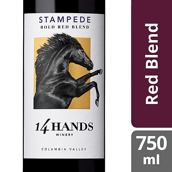14 Hands Stampede Red Blend Wine Bottle - 750 Ml