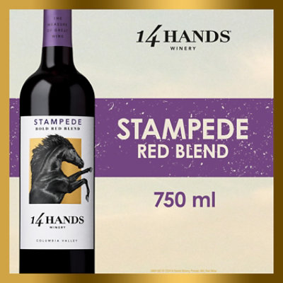 14 Hands Stampede Red Blend Wine Bottle - 750 Ml - Image 1