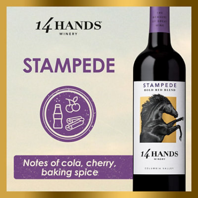 14 Hands Stampede Red Blend Wine Bottle - 750 Ml - Image 4