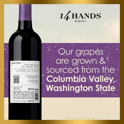 14 Hands Stampede Red Blend Wine Bottle - 750 Ml - Image 3