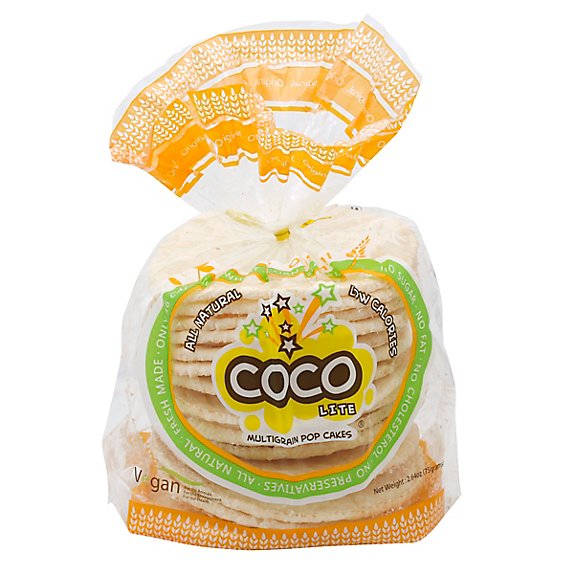 COCO LITE Pop Cakes Multigrain - 2.64 Oz