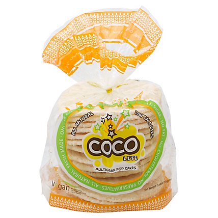 COCO LITE Pop Cakes Multigrain - 2.64 Oz - Image 1