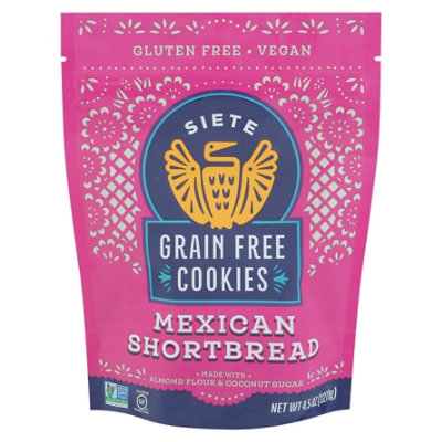 Siete Mexican Shortbread Cookies - 4.5 Oz - Image 1