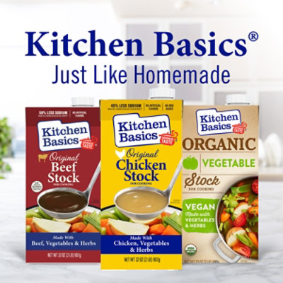 Kitchen Basics Unsalted Vegetable Stock Carton - 8.25 Oz - Image 2