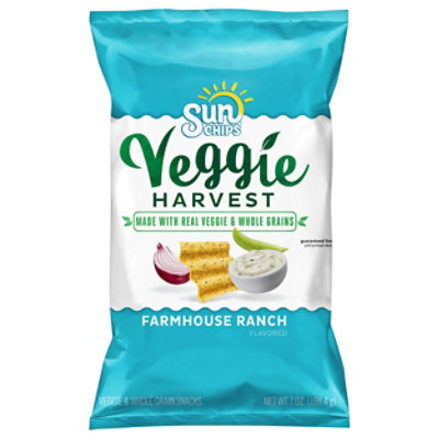 SunChips Veggie Harvest Snacks Veggie & Whole Grain Farmhouse Ranch - 7 Oz - Image 3