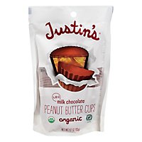 Justins Peanut Butter Cups Organic Milk Chocolate Mini - 4.7 Oz - Image 3