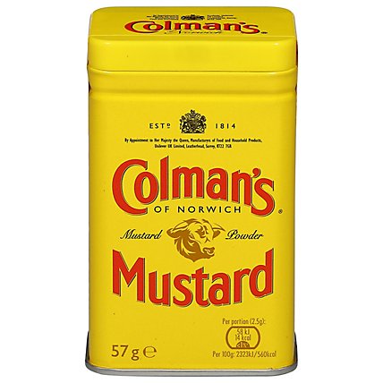 Colmans Mustard Powder Double Superfine Original English - 2 Oz - Image 3