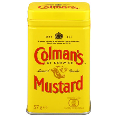 Colmans Mustard Powder Double Superfine Original English - 2 Oz - Image 1