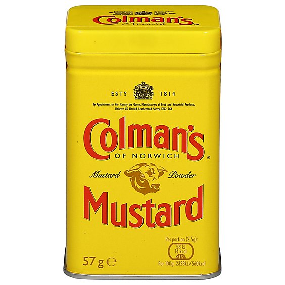 Colmans Mustard Powder Double Superfine Original English - 2 Oz