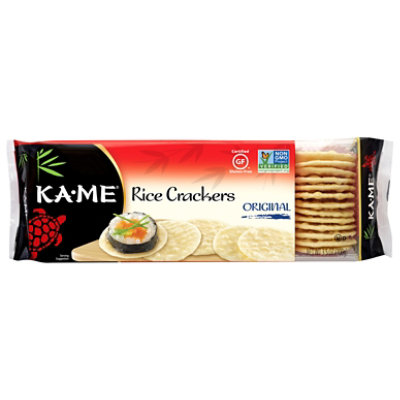 Ka Me Rice Crackers Original - 3.5 Oz - Image 2