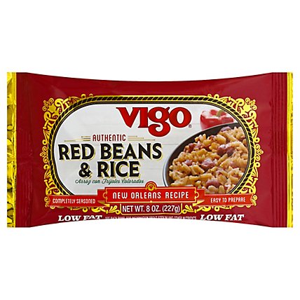 Vigo Red Beans & Rice Bag - 8 Oz - Image 1