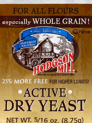 Hodgson Mill Yeast Active Dry - .31 Oz - Image 2