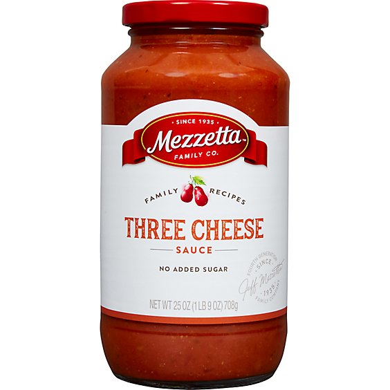 Mezzetta Family Recipes Three Cheese Sauce - 25 Oz