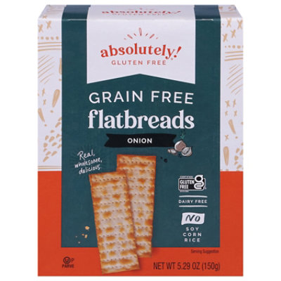 Absolutely Gluten Free Flatbread Gf Tstd Onion - 5.29 Oz