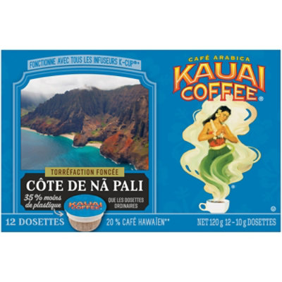 Kauai Coffee Coffee Arabica K-Cups Dark Roast Na Pali Coast - 12-0.35 Oz - Image 5