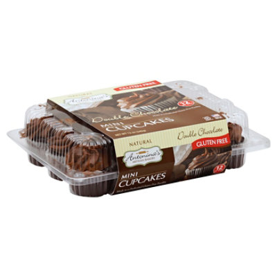 Antoninas Gluten Free Double Chocolate Cupcake - Each - jewelosco