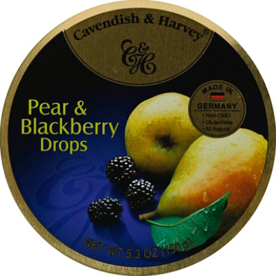 Cavendish & Harvey Drops Pear & Blackberry Can - 5.3 Oz - Image 2