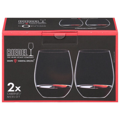 Riedel The O Wine Tumbler Glasses, Cabernet/Merlot - 2 pieces